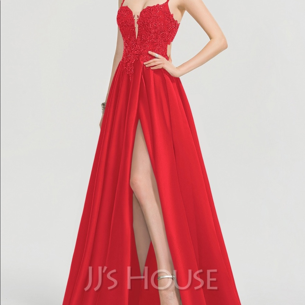 JJ’s House Red Prom Dress